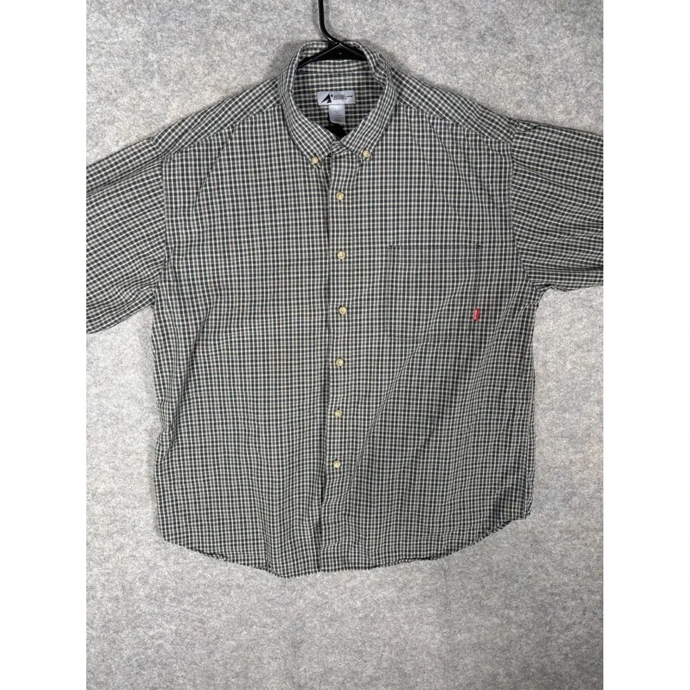 Eastern Mountain Sports‎ Mens XXL Plaid Long Sleeve Button Down Shirt Casual